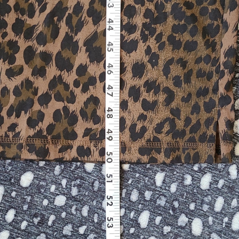 Leopard print maxi dress sz 2X - Picture 5 of 5